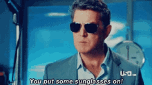 Psych Lassie GIF - Psych Lassie You Put Some Sunglasses On GIFs