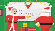 Mrs Claus Teaching Guess The Words GIF - Mrs Claus Teaching Guess The Words Password GIFs
