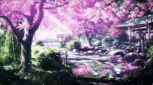 Anime Sakura Tree GIF - Anime Sakura Tree Sakura GIFs