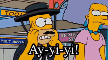 Homer Simpson Ay Yi Yi GIF - Homer Simpson Ay Yi Yi The Simpsons GIFs