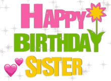 Happy Birthday Sister Happy Birthday To You GIF - Happy Birthday Sister Happy Birthday To You Hbd GIFs