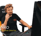 Niko Creative Director Sticker - Niko Creative Director Thumbs Up Stickers