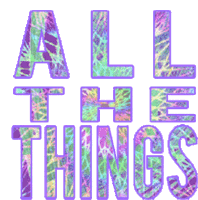 All The Things Light Sticker - All The Things Light Animated Text Stickers