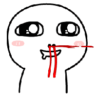 Nose Bleed Sticker - Nose Bleed Amazed Stickers