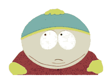 eyebrow raise eric cartman south park scared hesitant