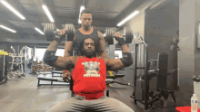 shoulderpress dumbbells shoulder heavy lifting