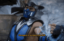 Mortal Kombat Sub Zero GIF - Mortal Kombat Sub Zero Savagery Is No Match For Skill GIFs