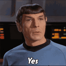 Yes Mr Spock GIF - Yes Mr Spock Henoch GIFs