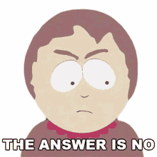 the answer is no sharon marsh south park s2e16 merry christmas charlie manson