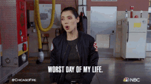 Worst Day Of My Life Violet Mikami GIF - Worst Day Of My Life Violet Mikami Chicago Fire GIFs