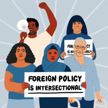 Foreign Policy Is Intersectional Protesters GIF - Foreign Policy Is Intersectional Intersectional Foreign Policy GIFs