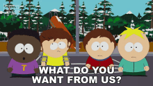 What Do You Want From Us Jimmy Valmer GIF - What Do You Want From Us Jimmy Valmer Butters Stotch GIFs