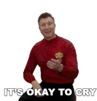 Its Okay To Cry Simon Pryce Sticker - Its Okay To Cry Simon Pryce The Wiggles Stickers