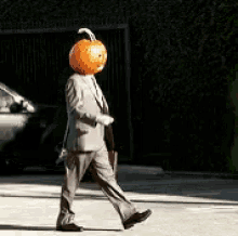 Halloween Pumpkin Head GIF - Halloween Pumpkin Head Office Guy GIFs