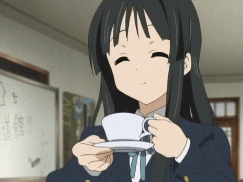 Anime Tea GIF - Anime Tea Shaking - Discover & Share GIFs