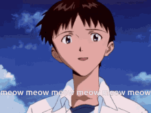 Meow Shinji GIF - Meow Shinji Shinji Ikari GIFs