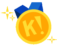 Kahoot Medal Sticker - Kahoot Medal Winner Stickers