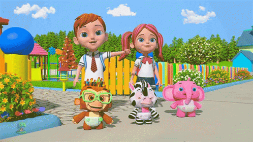 Kids Waving Goodbye Gifs Tenor