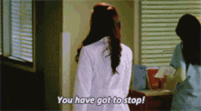 Greys Anatomy Lexie Grey GIF - Greys Anatomy Lexie Grey You Have Got To Stop GIFs