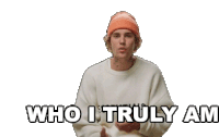 Who I Truly Am Justin Bieber Sticker - Who I Truly Am Justin Bieber Real Me Stickers