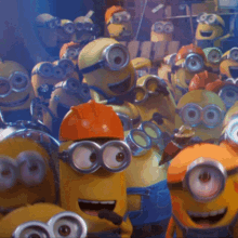 minions cheering happy excited hyped up