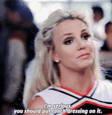Glee Britney Spears GIF - Glee Britney Spears Im Serious GIFs