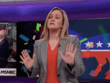 Fica De Boa / Full Frontal With Samantha Bee GIF - Chill Samantha Bee Calm Down GIFs