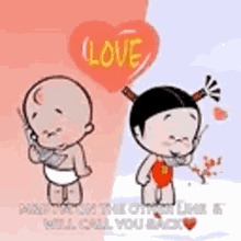 Cartoon Love GIF - Cartoon Love Baby GIFs