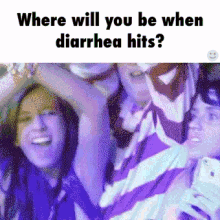 diarrhea hits poop