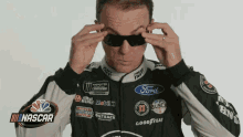 putting sunglasses sunglasses black sunglasses putting on nascar on nbc putting sunglasses sunglasses black sunglasses putting on nascar on nbc