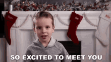 So Excited To Meet You Carson Crosby GIF - So Excited To Meet You Carson Crosby Claire And The Crosbys GIFs