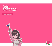 Leni Robredo Pink Animation GIF - Leni Robredo Pink Animation Anime Leni GIFs