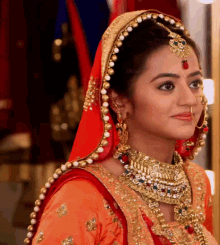swaragini hellyshah swara maheshwari orange lehenga bridal