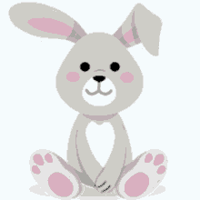 bunny rabbit hug hugging cuddle