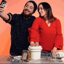 Selfie Valentines Day GIF - Selfie Valentines Day Thumbs Up GIFs