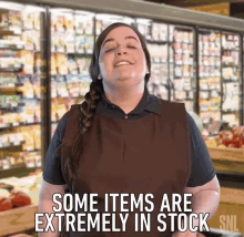 Some Items Are Extremely In Stock Aidy Bryant GIF - Some Items Are Extremely In Stock Aidy Bryant Saturday Night Live GIFs