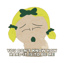 you dont know how hard it is to be me butters stotch south park s9e9 marjorine