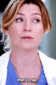 Greys Anatomy Meredith Grey GIF - Greys Anatomy Meredith Grey Thats Crap GIFs