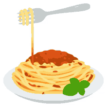 spaghetti food joypixels tomato sauce delicious