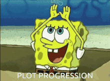 plotting spongebob spongebob meme plot progression