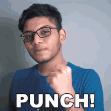 Punch Anubhav Roy GIF - Punch Anubhav Roy Ill Punch You GIFs