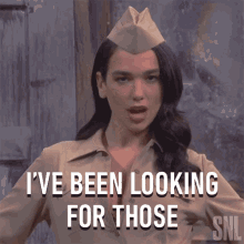Ive Been Looking For Those Dua Lipa GIF - Ive Been Looking For Those Dua Lipa Saturday Night Live GIFs