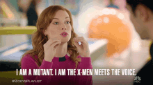 I Am A Mutant I Am The X Men Meets The Voice GIF - I Am A Mutant I Am The X Men Meets The Voice Jane Levy GIFs