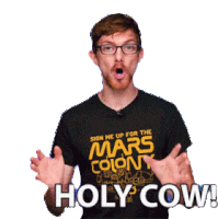 Holy Cow Shocking Sticker - Holy Cow Shocking Whoa Stickers