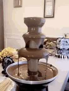 Chocolate Fountain GIF - Chocolate Fountain Attack GIFs