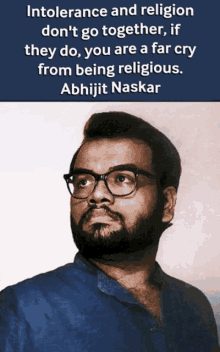 abhijit naskar naskar intolerance theology religious harmony