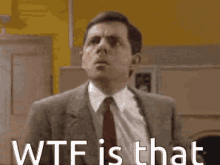 Wtf What Is That GIF - Wtf What Is That Rowan Atkinson GIFs