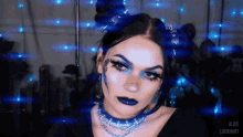 alice lockhart cyber girl gothic girl goth girl black lips