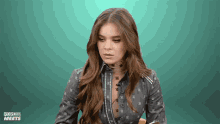 curious hailee steinfeld popbuzz confused thinking curious hailee steinfeld popbuzz confused thinking