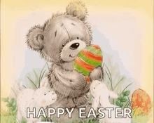 Happy Easter Eggs GIF - Happy Easter Eggs Bear GIFs